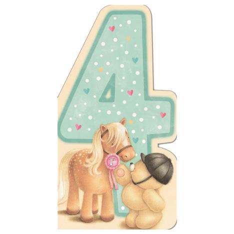4th Birthday Forever Friends Birthday Card
